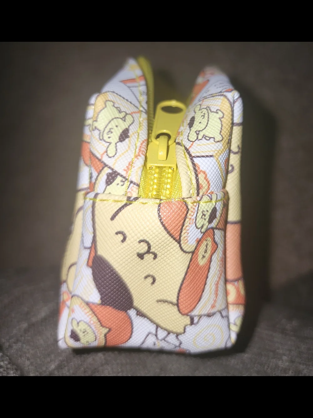 Cosmetic Case Sanrio Pompompurin Printed - Yellow & Orange $16 NIP - Picture 3 of 4